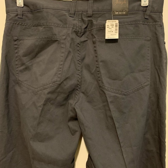 Jos A.Bank gray cotton slacks, 36W, 30L.. - Picture 5 of 8